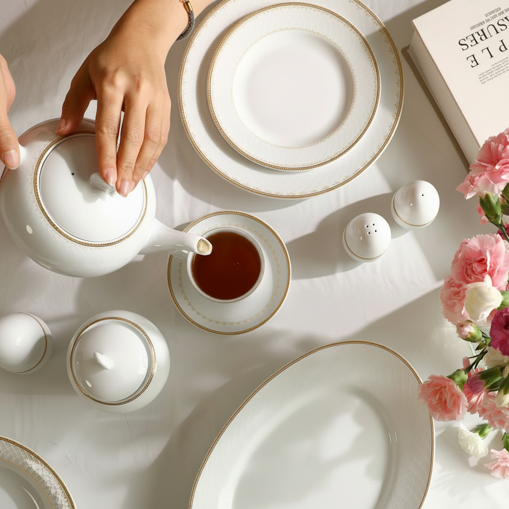Empty plate — no food